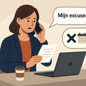 zakelijke afspraak afzeggen voorbeeld