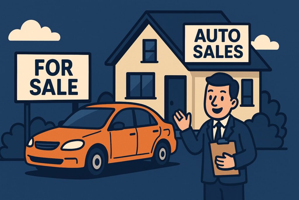 autohandel beginnen aan huis