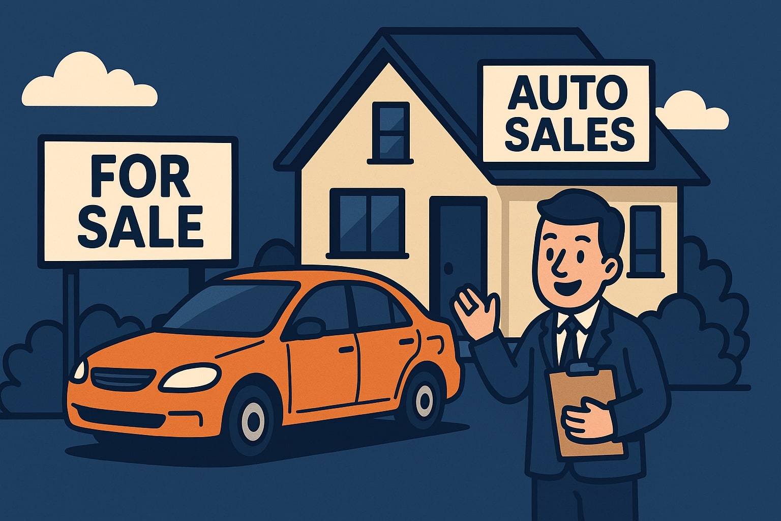 autohandel beginnen aan huis