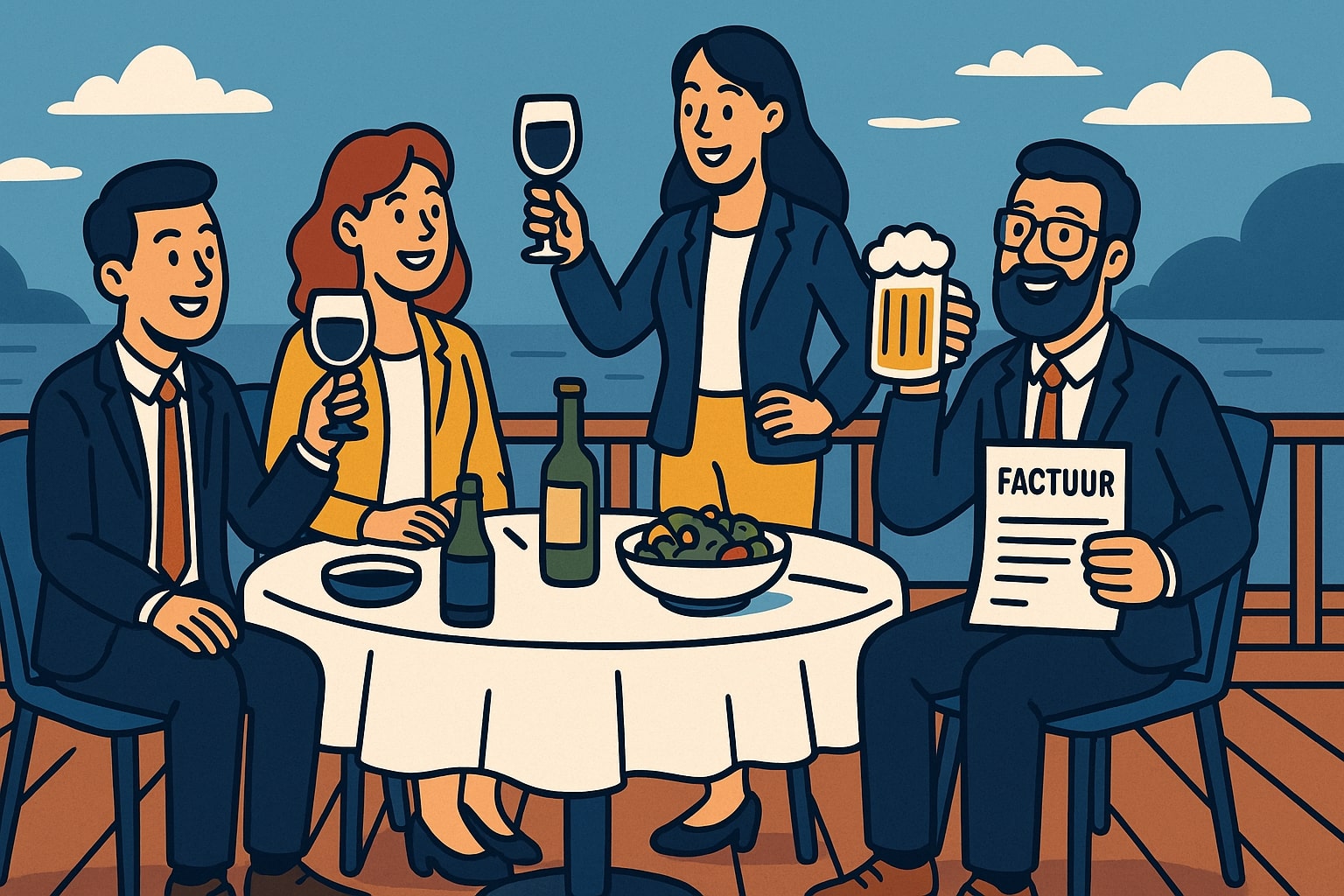 bedrijfsuitje aftrekbaar zzp