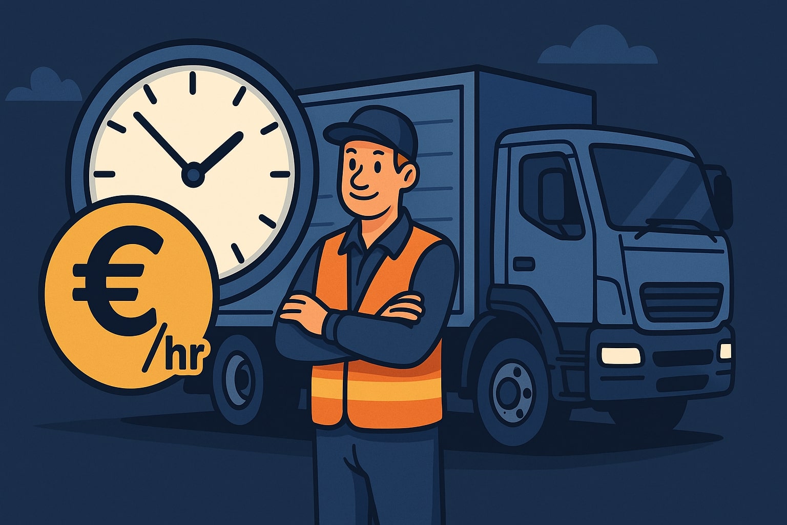 uurtarief vrachtwagen met chauffeur