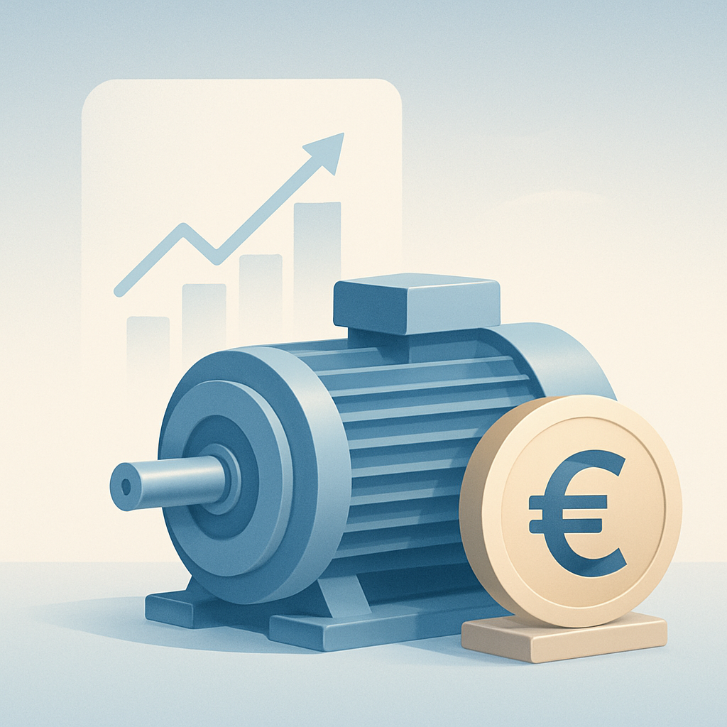 motor van 35kw naar vol vermogen kosten