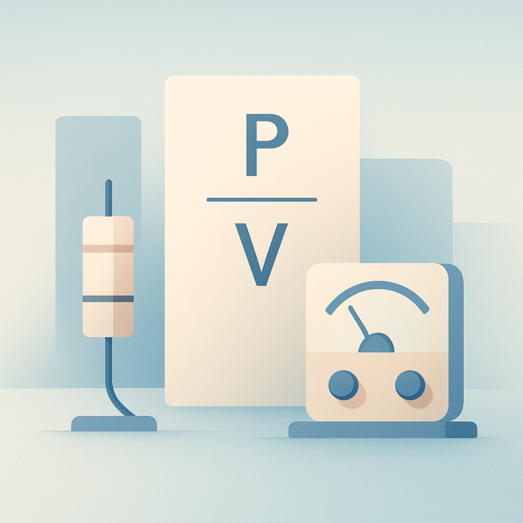 wet van ohm vermogen